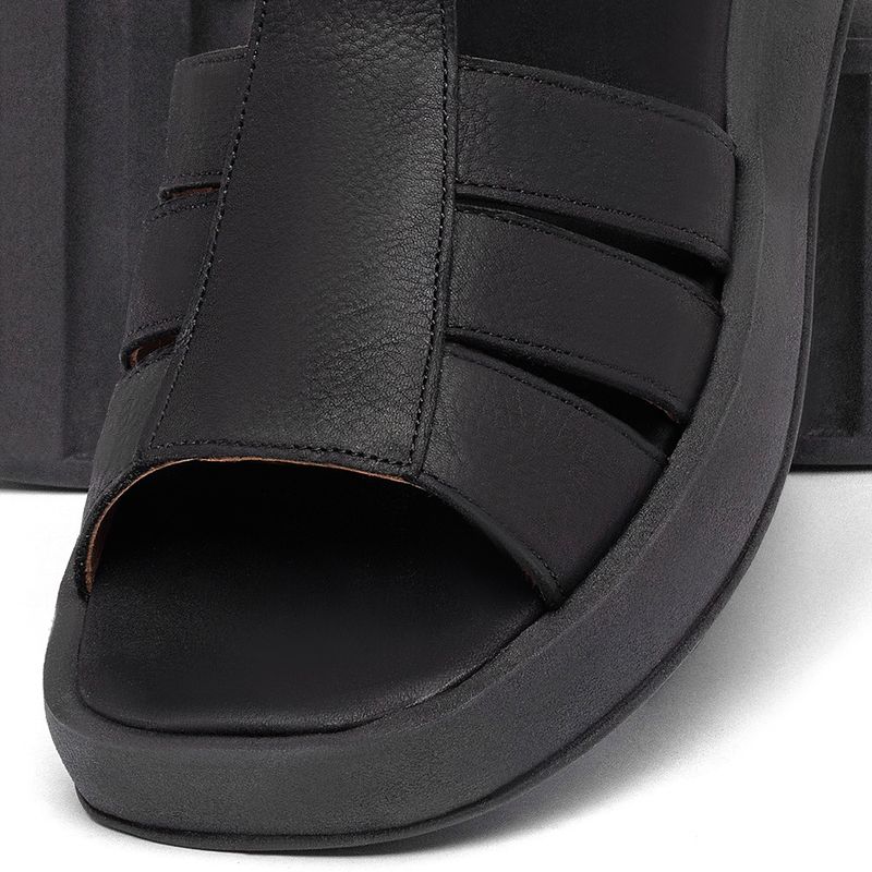 Laranja_Lima_Shoes_Sapatos_Femininos__-Sandalia---Boho-Salto-de-1-cm-em-Couro-Preto---Codigo---3918_6