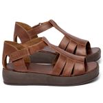 Laranja_Lima_Shoes_Sapatos_Femininos__-Sandalia---Boho-Salto-de-1-cm-em-Couro-Marrom---Codigo---3918_1