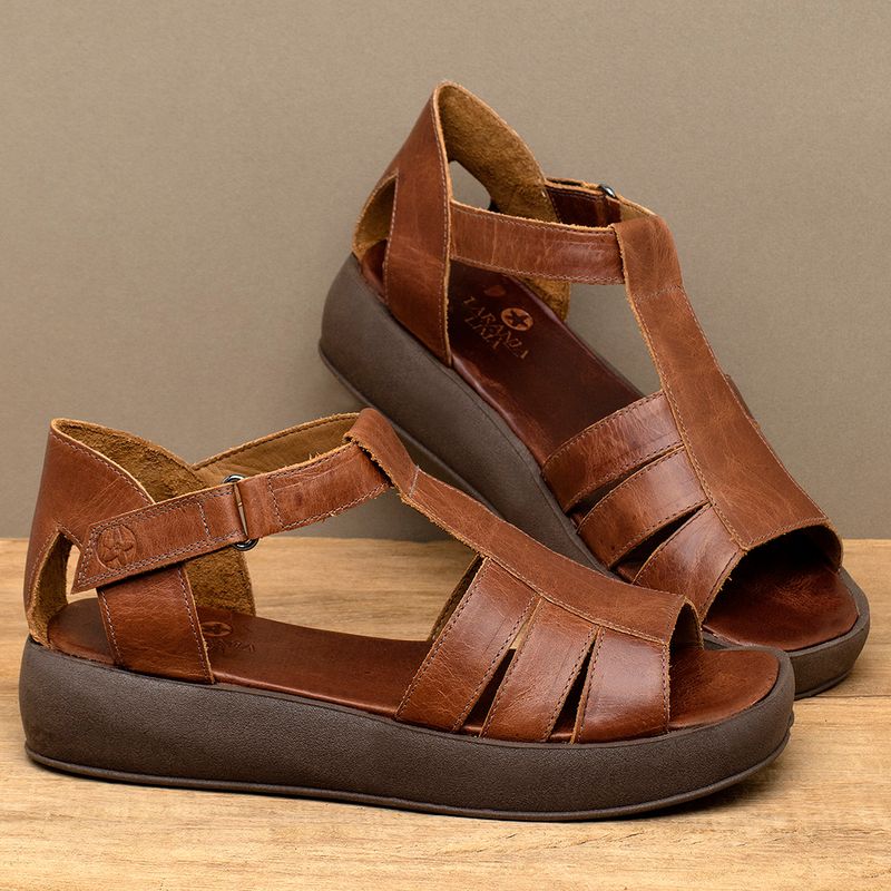 Laranja_Lima_Shoes_Sapatos_Femininos__-Sandalia---Boho-Salto-de-1-cm-em-Couro-Marrom---Codigo---3918_3