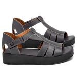 Laranja_Lima_Shoes_Sapatos_Femininos__-Sandalia---Boho-Salto-de-1-cm-em-Couro-Cinza---Codigo---3918_1