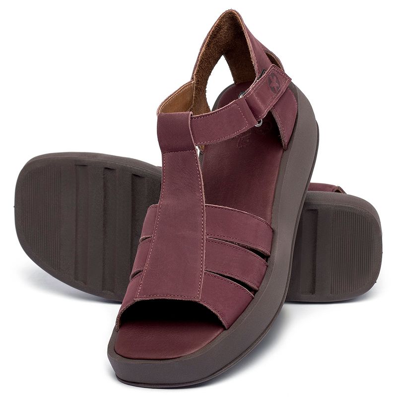 Laranja_Lima_Shoes_Sapatos_Femininos__-Sandalia---Boho-Salto-de-1-cm-em-Couro-Vinho---Codigo---3918_2