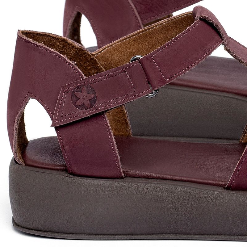 Laranja_Lima_Shoes_Sapatos_Femininos__-Sandalia---Boho-Salto-de-1-cm-em-Couro-Vinho---Codigo---3918_5