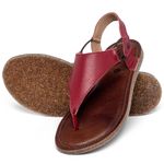 Laranja_Lima_Shoes_Sapatos_Femininos__-Sandalia-Rasteira---Flat-em-Couro-Vermelho---Codigo---141361_2