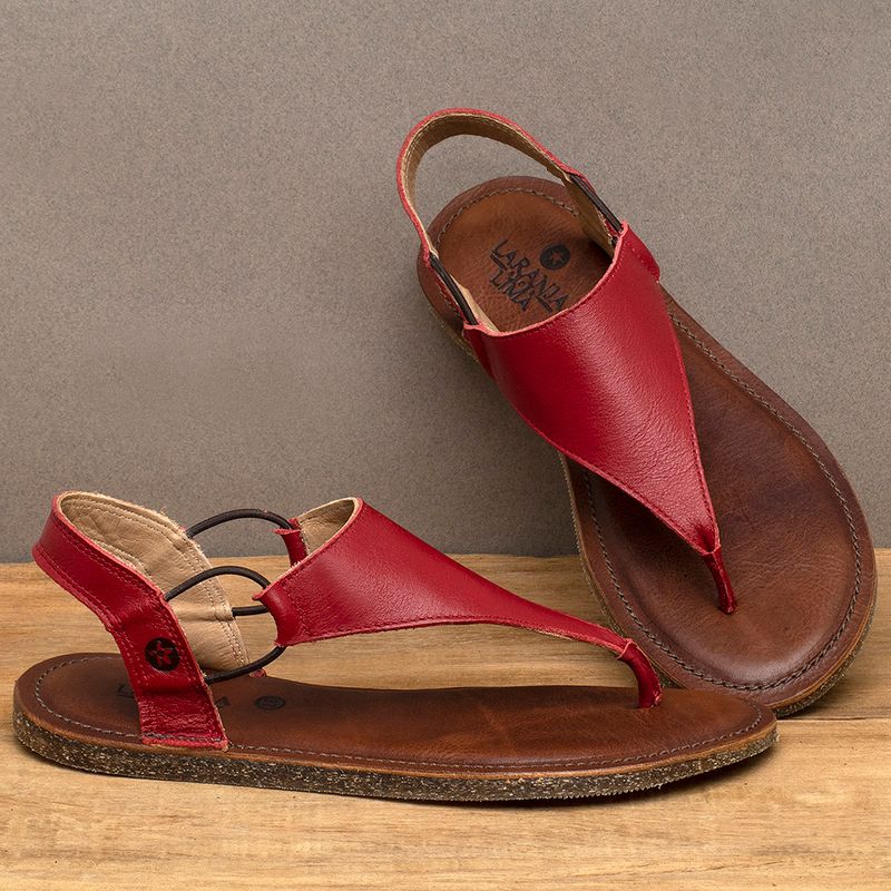 Laranja_Lima_Shoes_Sapatos_Femininos__-Sandalia-Rasteira---Flat-em-Couro-Vermelho---Codigo---141361_3