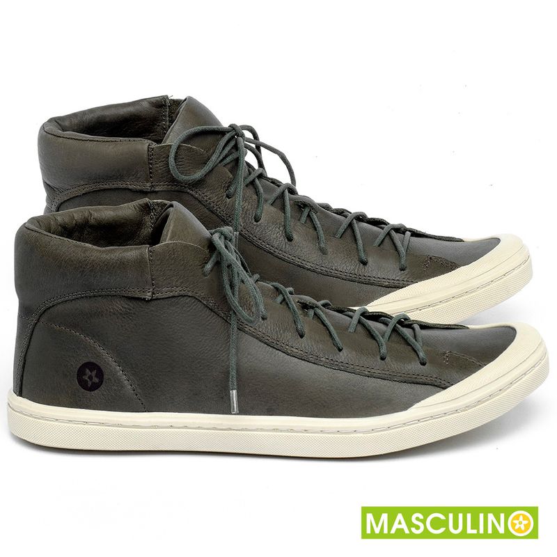 Laranja_Lima_Shoes_Sapatos_Masculinos__-Tenis-Masculino---Cano-Alto-em-Couro-Musgo---Codigo---141141_1