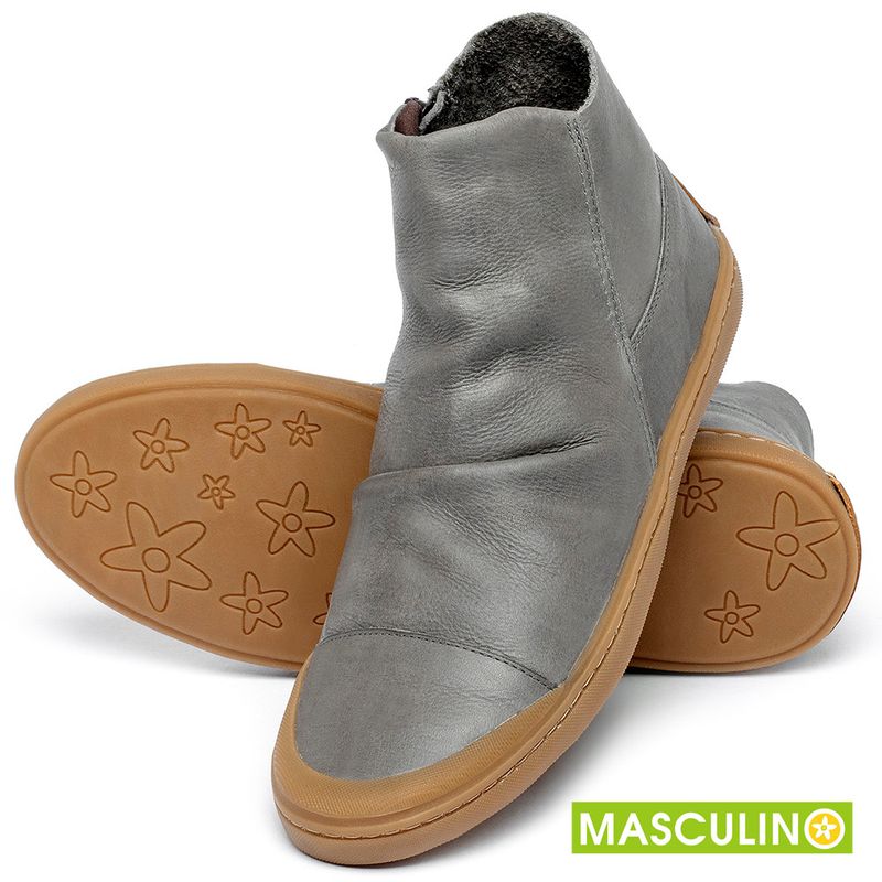 Laranja_Lima_Shoes_Sapatos_Masculinos__-Tenis-Masculino---Cano-Alto-em-Couro-Cinza---Codigo---141197_2