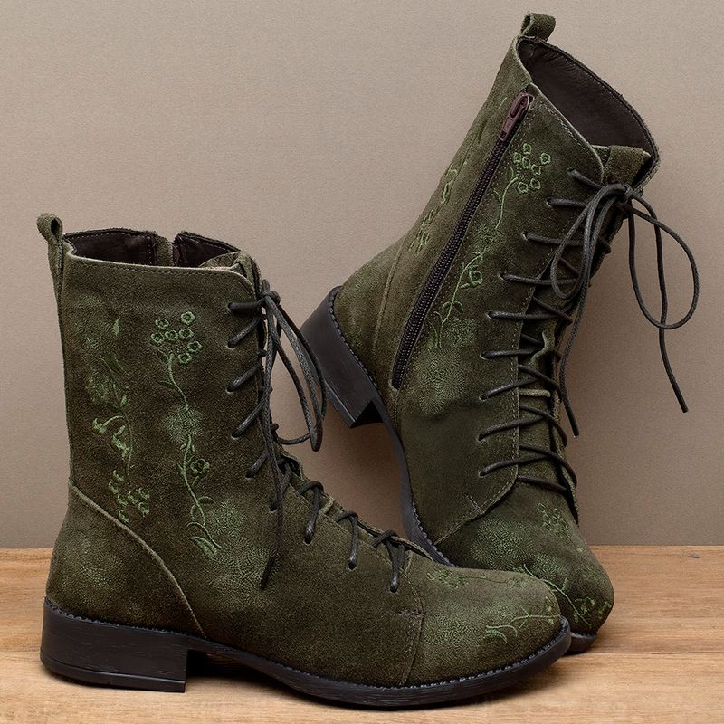 Laranja_Lima_Shoes_Sapatos_Femininos__-Bota---Cano-Medio-Salto-de-3-cm-em-Couro-Musgo---Codigo---156040_3