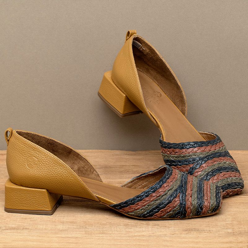 Laranja_Lima_Shoes_Sapatos_Femininos__-Scarpin---Bico-Quadrado-Salto-de-3-cm-em-Couro-Amarelo---Codigo---3868_3