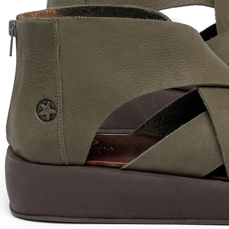 Laranja_Lima_Shoes_Sapatos_Femininos__-Sandalia---Boho-Salto-de-4-cm-em-Couro-Musgo---Codigo---3912_5