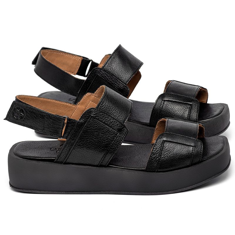 Laranja_Lima_Shoes_Sapatos_Femininos__-Sandalia---Boho-Salto-de-4-cm-em-Couro-Preto---Codigo---3916_1