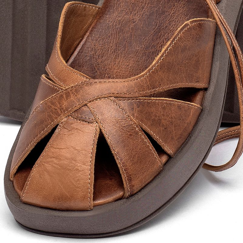 Laranja_Lima_Shoes_Sapatos_Femininos__-Sandalia---Boho-Salto-de-4-cm-em-Couro-Marrom---Codigo---3972_6