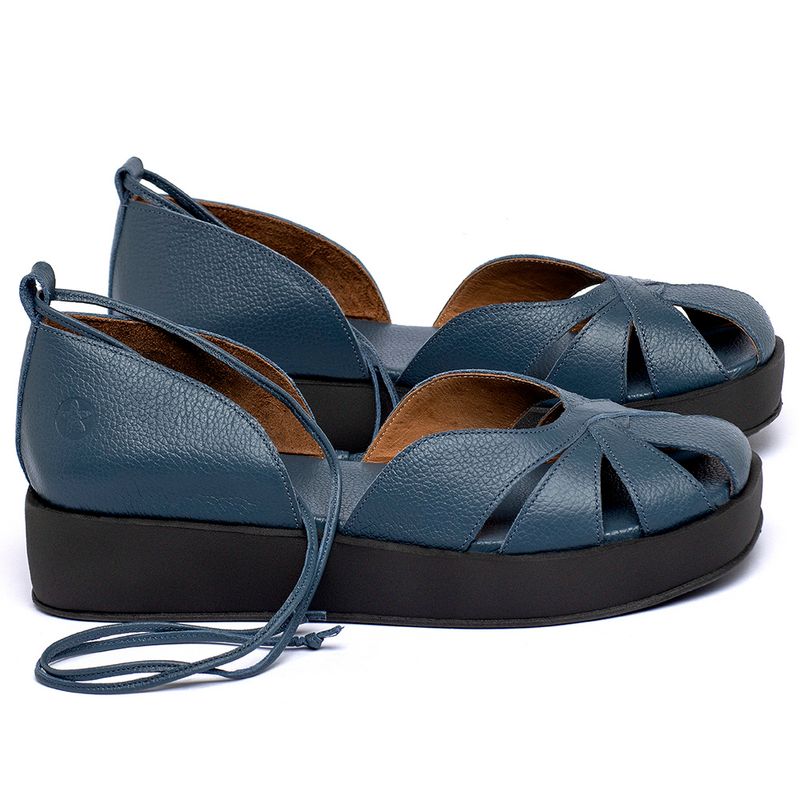 Laranja_Lima_Shoes_Sapatos_Femininos__-Sandalia---Boho-Salto-de-4-cm-em-Couro-Azul---Codigo---3972_1