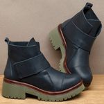 Laranja_Lima_Shoes_Sapatos_Femininos__-Bota---Cano-Curto-Salto-de-4-cm-em-Couro-Marinho---Codigo---153026_3