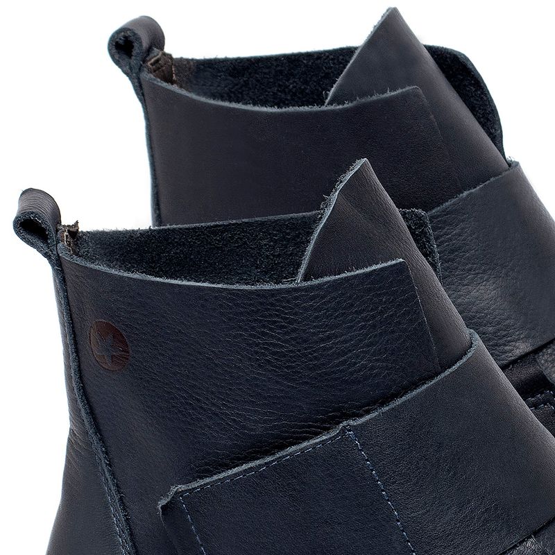 Laranja_Lima_Shoes_Sapatos_Femininos__-Bota---Cano-Curto-Salto-de-4-cm-em-Couro-Marinho---Codigo---153026_5