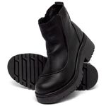 Laranja_Lima_Shoes_Sapatos_Femininos__-Bota---Cano-Curto-Salto-de-4-cm-em-Couro-Preto---Codigo---153052_2