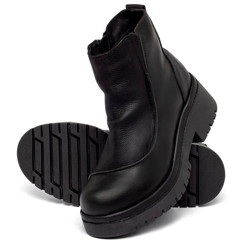 Laranja_Lima_Shoes_Sapatos_Femininos__-Bota---Cano-Curto-Salto-de-4-cm-em-Couro-Preto---Codigo---153052_2