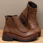 Laranja_Lima_Shoes_Sapatos_Femininos__-Bota---Cano-Curto-Salto-de-4-cm-em-Couro-Marrom---Codigo---153052_3