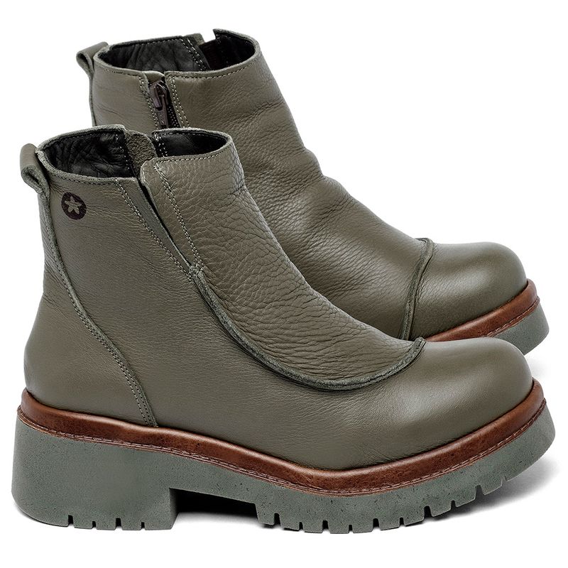 Laranja_Lima_Shoes_Sapatos_Femininos__-Bota---Cano-Curto-Salto-de-4-cm-em-Couro-Musgo---Codigo---153052_1