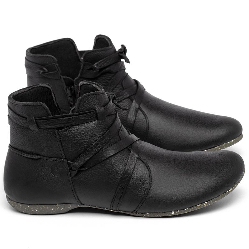 Laranja_Lima_Shoes_Sapatos_Femininos__-Flat---Boot-em-Couro-Preto---Codigo---148022_1