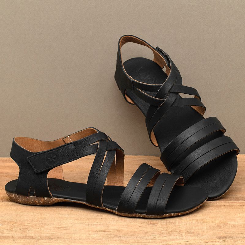 Laranja_Lima_Shoes_Sapatos_Femininos__-Sandalia-Rasteira---Flat-em-Couro-Preto---Codigo---148092_3