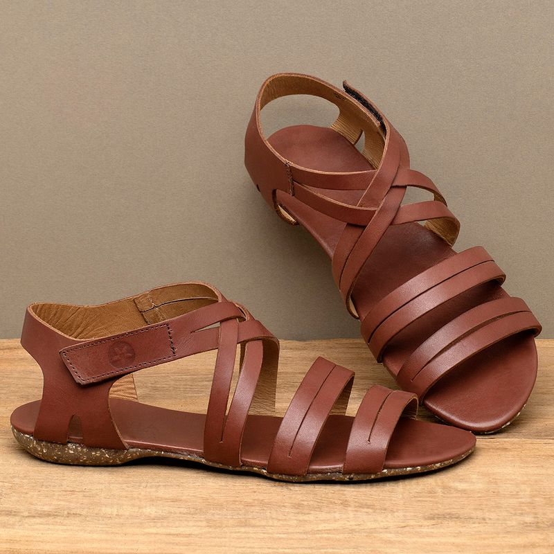 Laranja_Lima_Shoes_Sapatos_Femininos__-Sandalia-Rasteira---Flat-em-Couro-Terracota---Codigo---148092_3