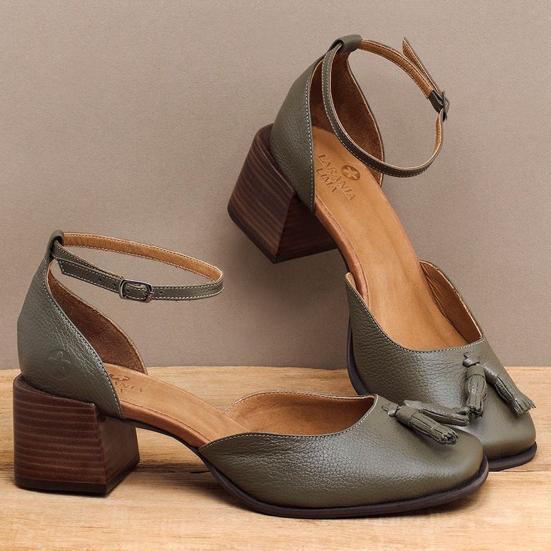 Laranja_Lima_Shoes_Sapatos_Femininos__-Scarpin---Bico-Quadrado-Salto-de-5-cm-em-Couro-Musgo---Codigo---157039_3