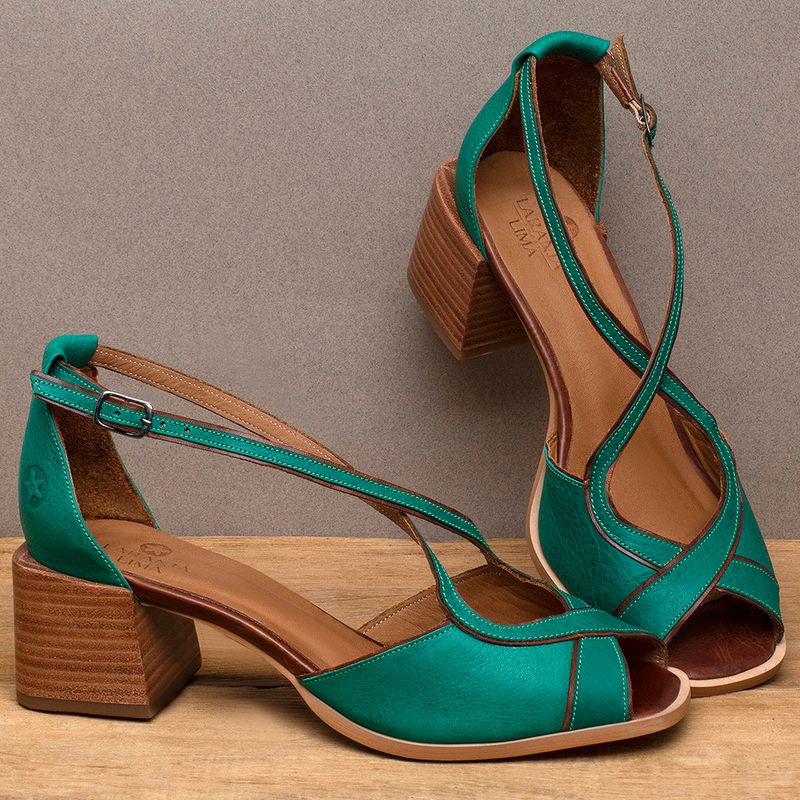 Laranja_Lima_Shoes_Sapatos_Femininos__-Sandalia---Laranja-Lima-Shoes-Classic-Salto-de-5-cm-em-Couro-Verde---Codigo---3887_3