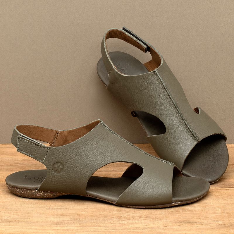 Laranja_Lima_Shoes_Sapatos_Femininos__-Sandalia-Rasteira---Flat-em-Couro-Musgo---Codigo---148088_3