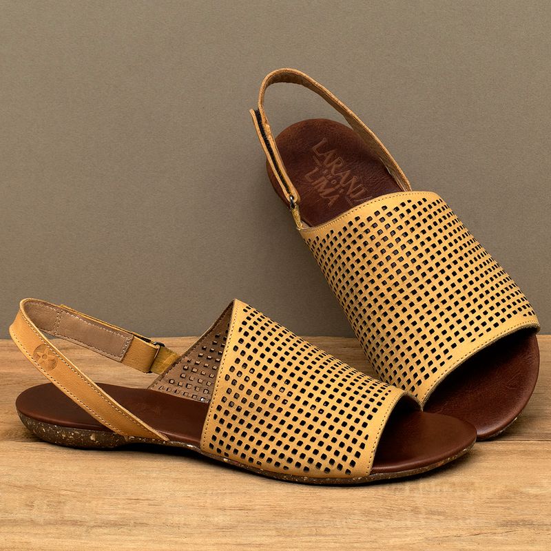 Laranja_Lima_Shoes_Sapatos_Femininos__-Sandalia-Rasteira---Flat-em-Couro-Amarelo---Codigo---148090_3