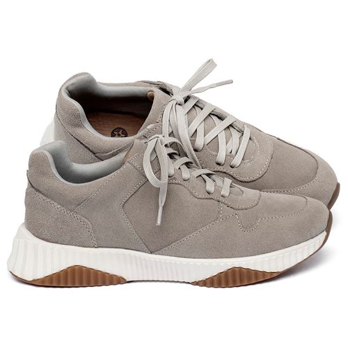 Tênis   Cano Baixo em Couro Off-White - Codigo - 156013