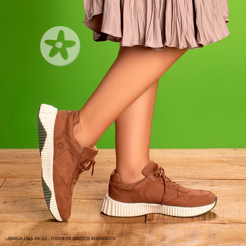 Laranja_Lima_Shoes_Sapatos_Femininos__-Tenis---Cano-Baixo-em-Couro-Caramelo---Codigo---156013_7