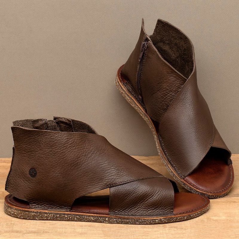 Laranja_Lima_Shoes_Sapatos_Femininos__-Sandalia-Rasteira---Flat-em-Couro-Cafe---Codigo---156025_3