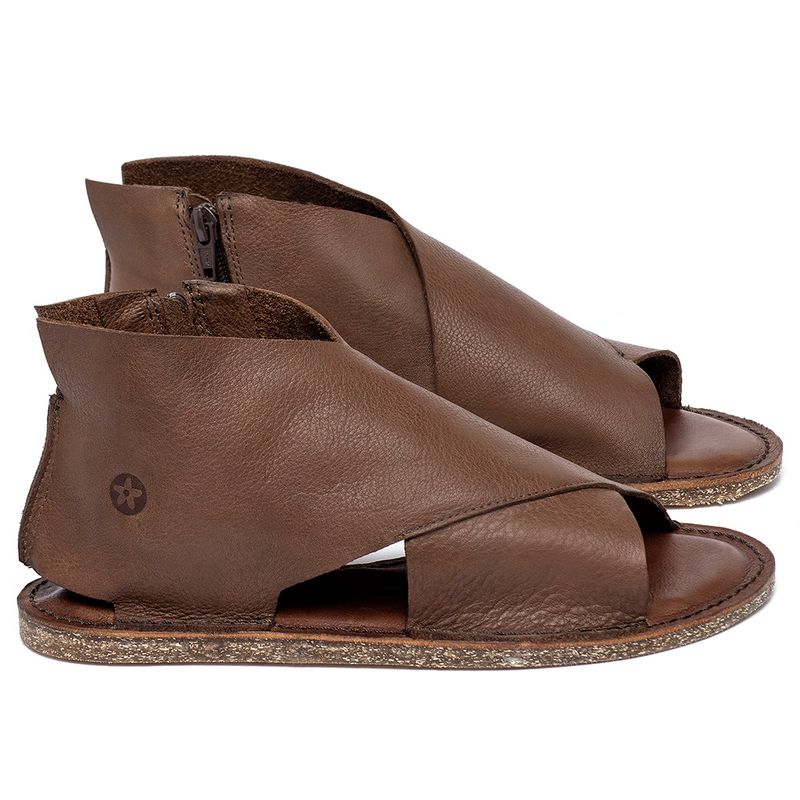 Laranja_Lima_Shoes_Sapatos_Femininos__-Sandalia-Rasteira---Flat-em-Couro-Marrom---Codigo---156025_1
