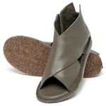 Laranja_Lima_Shoes_Sapatos_Femininos__-Sandalia-Rasteira---Flat-em-Couro-Musgo---Codigo---156025_2