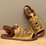 Laranja_Lima_Shoes_Sapatos_Femininos__-Sandalia-Rasteira---Flat-em-Couro-Amarelo---Codigo---156028_3