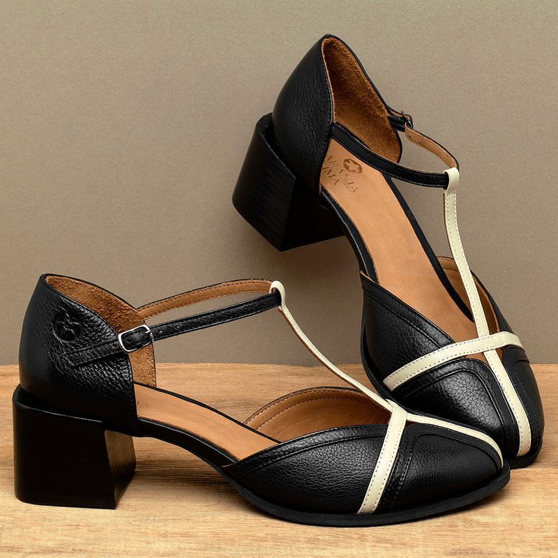 Laranja_Lima_Shoes_Sapatos_Femininos__-Scarpin---Bico-Redondo-Salto-de-5-cm-em-Couro-Preto---Codigo---157047_3