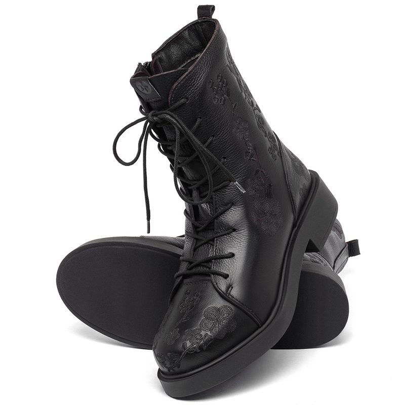 Laranja_Lima_Shoes_Sapatos_Femininos__-Bota---Cano-Medio-Salto-de-2-cm-em-Couro-Preto---Codigo---156093_2