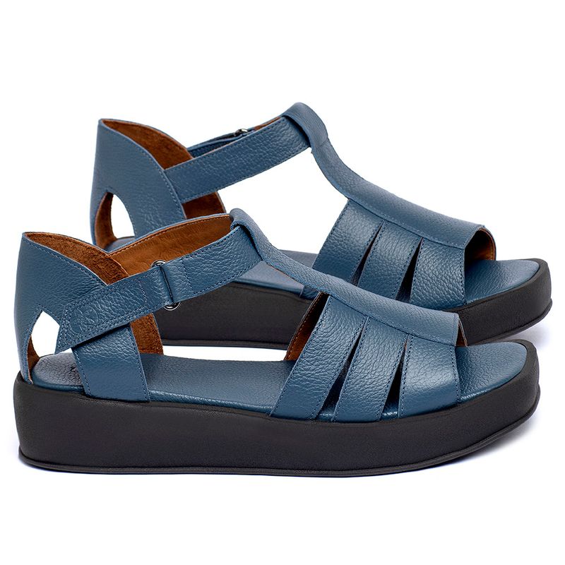 Laranja_Lima_Shoes_Sapatos_Femininos__-Sandalia---Boho-Salto-de-1-cm-em-Couro-Azul---Codigo---3918_1
