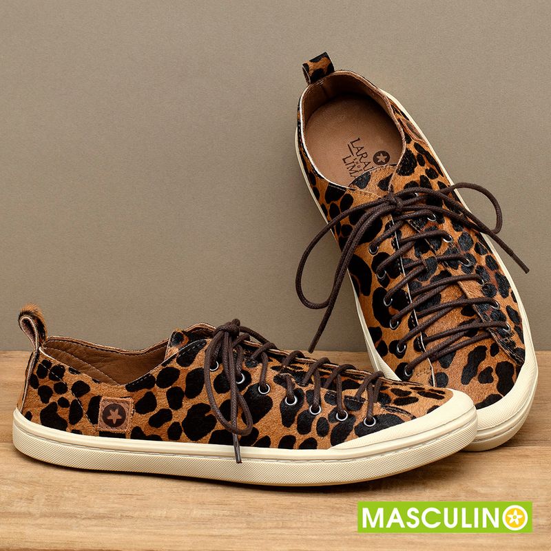 Laranja_Lima_Shoes_Sapatos_Masculinos__-Tenis-Masculino---Cano-Baixo-em-Couro-Animal-Print---Codigo---156074_3