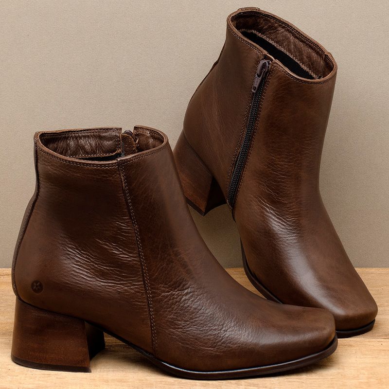 Laranja_Lima_Shoes_Sapatos_Femininos__-Bota---Cano-Curto-Salto-de-5-cm-em-Couro-Cafe---Codigo---152001_3