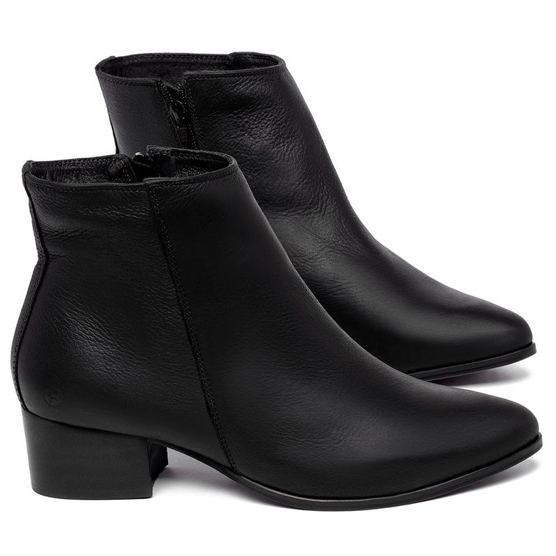 Laranja_Lima_Shoes_Sapatos_Femininos__-Bota---Cano-Curto-Salto-de-4-cm-em-Couro-Preto---Codigo---152002_1