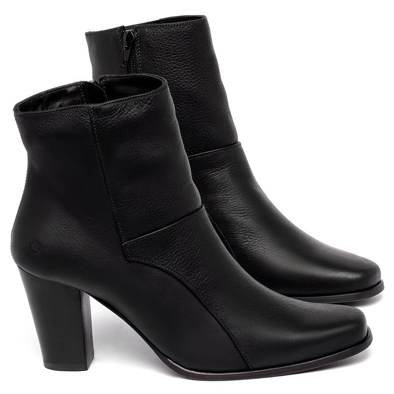 Laranja_Lima_Shoes_Sapatos_Femininos__-Bota---Cano-Curto-Salto-de-7-cm-em-Couro-Preto---Codigo---152003_1