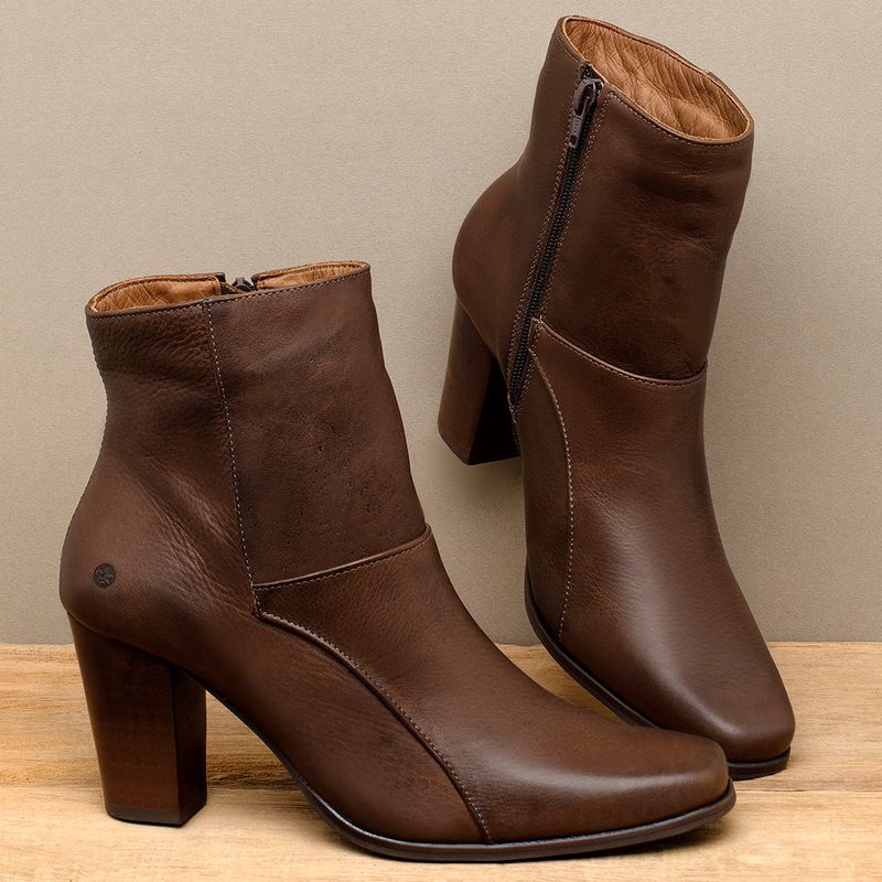 Laranja_Lima_Shoes_Sapatos_Femininos__-Bota---Cano-Curto-Salto-de-7-cm-em-Couro-Cafe---Codigo---152003_3