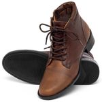 Laranja_Lima_Shoes_Sapatos_Femininos__-Bota---Cano-Curto-Salto-de-3-cm-em-Couro-Marrom---Codigo---152004_2