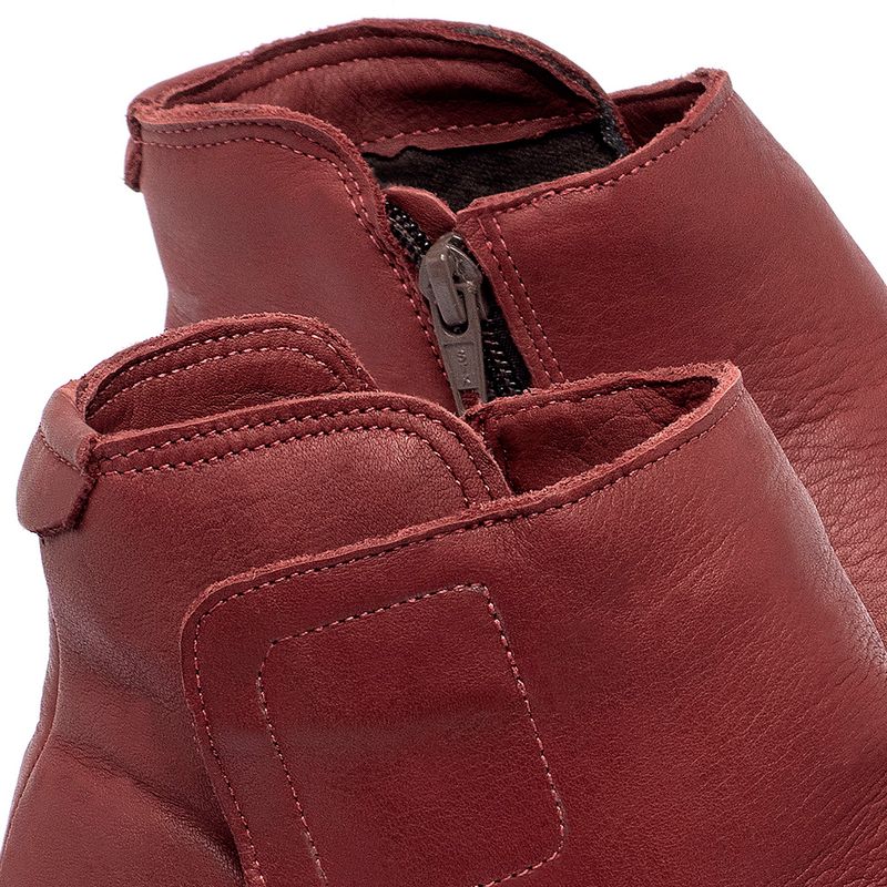 Laranja_Lima_Shoes_Sapatos_Femininos__-Bota---Cano-Curto-Salto-de-4-cm-em-Couro-Vermelho---Codigo---153055_5