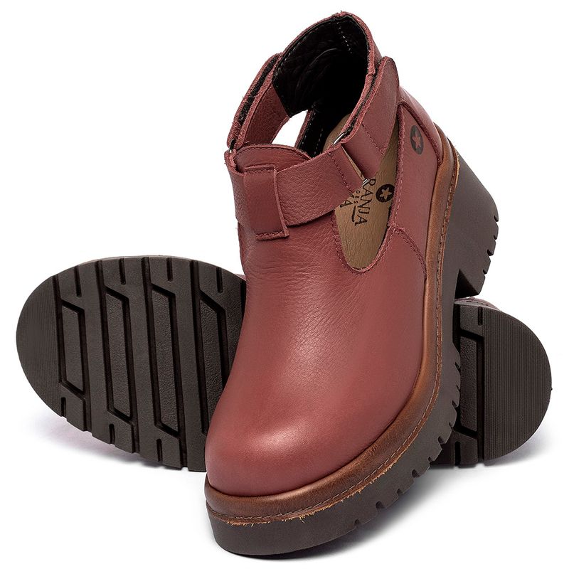 Laranja_Lima_Shoes_Sapatos_Femininos__-Bota---Cano-Curto-Salto-de-4-cm-em-Couro-Vermelho---Codigo---153083_2
