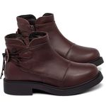 Laranja_Lima_Shoes_Sapatos_Femininos__-Bota---Cano-Curto-Salto-de-2-cm-em-Couro-Vinho---Codigo---156092_1