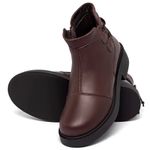 Laranja_Lima_Shoes_Sapatos_Femininos__-Bota---Cano-Curto-Salto-de-2-cm-em-Couro-Vinho---Codigo---156092_2