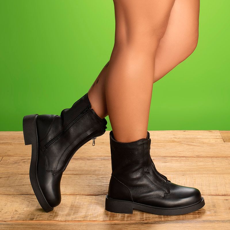 Laranja_Lima_Shoes_Sapatos_Femininos__-Bota---Cano-Medio-Salto-de-2-cm-em-Couro-Preto---Codigo---156101_9