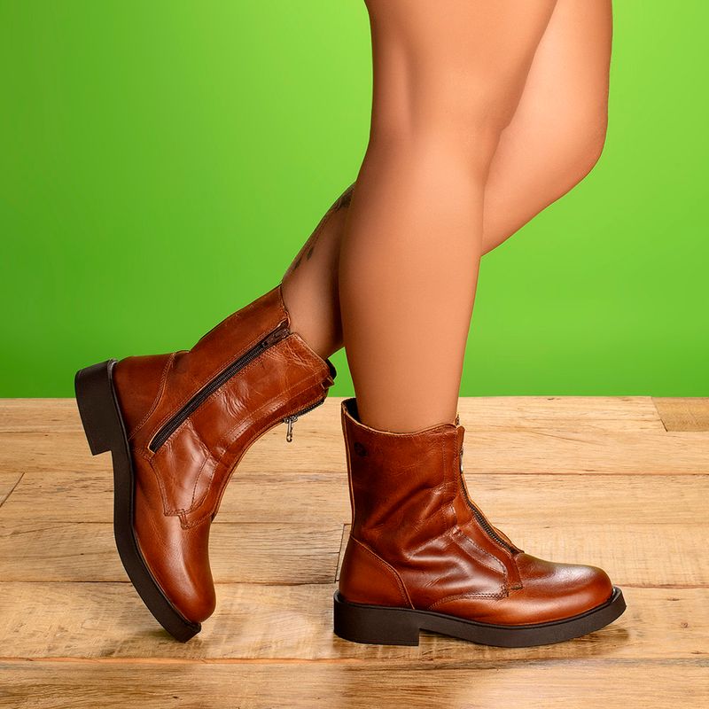 Laranja_Lima_Shoes_Sapatos_Femininos__-Bota---Cano-Medio-Salto-de-2-cm-em-Couro-Marrom---Codigo---156101_9